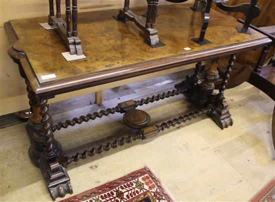 Walnut stretcher table